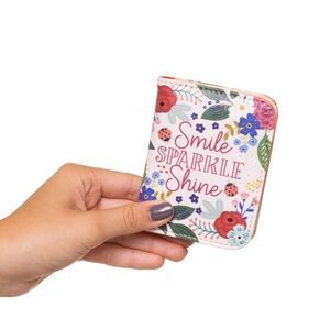 Floral Wallet with Inspirational Quote